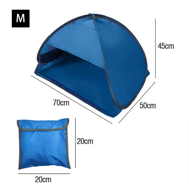 Beach Headrest Sunshade Tent UV-protecting Sunshelter Automatic Opened Portable Outdoor Camping Sunshade Tent For Adults Kids