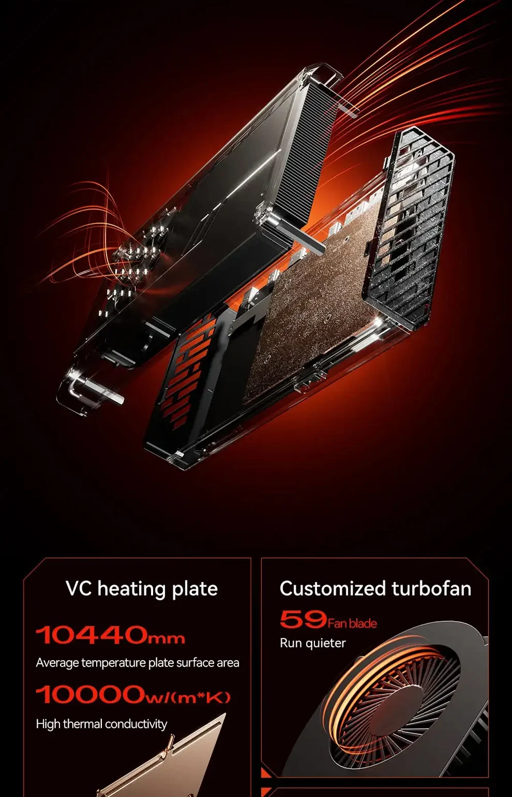 AOOSTAR EGPU Scheda grafica dedicata OCulink RX 7600XT 8G GDDR6 RDNA3 Architettura 2300 MHz PCIe4.0x4 USB4 240 W di alimentazione per Mini PC