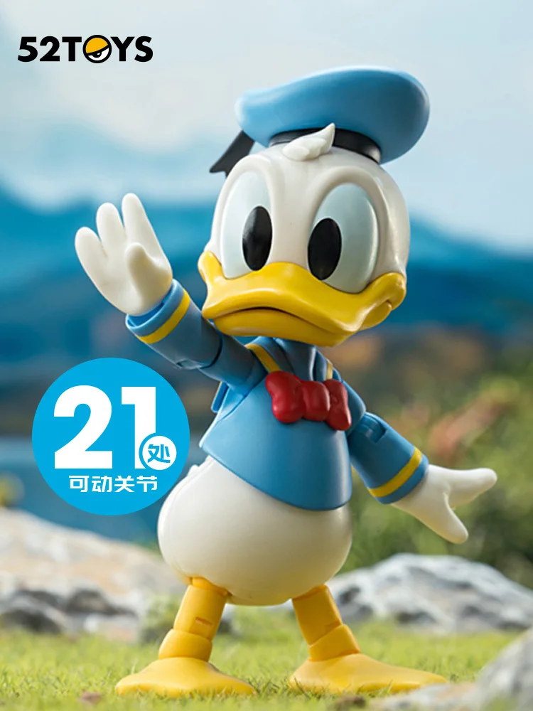 New Product [52toys] Disney Mickey And Friends Joint Movable Doll Donald Duck Handmade Gift Set Available On November 22nd Gifts