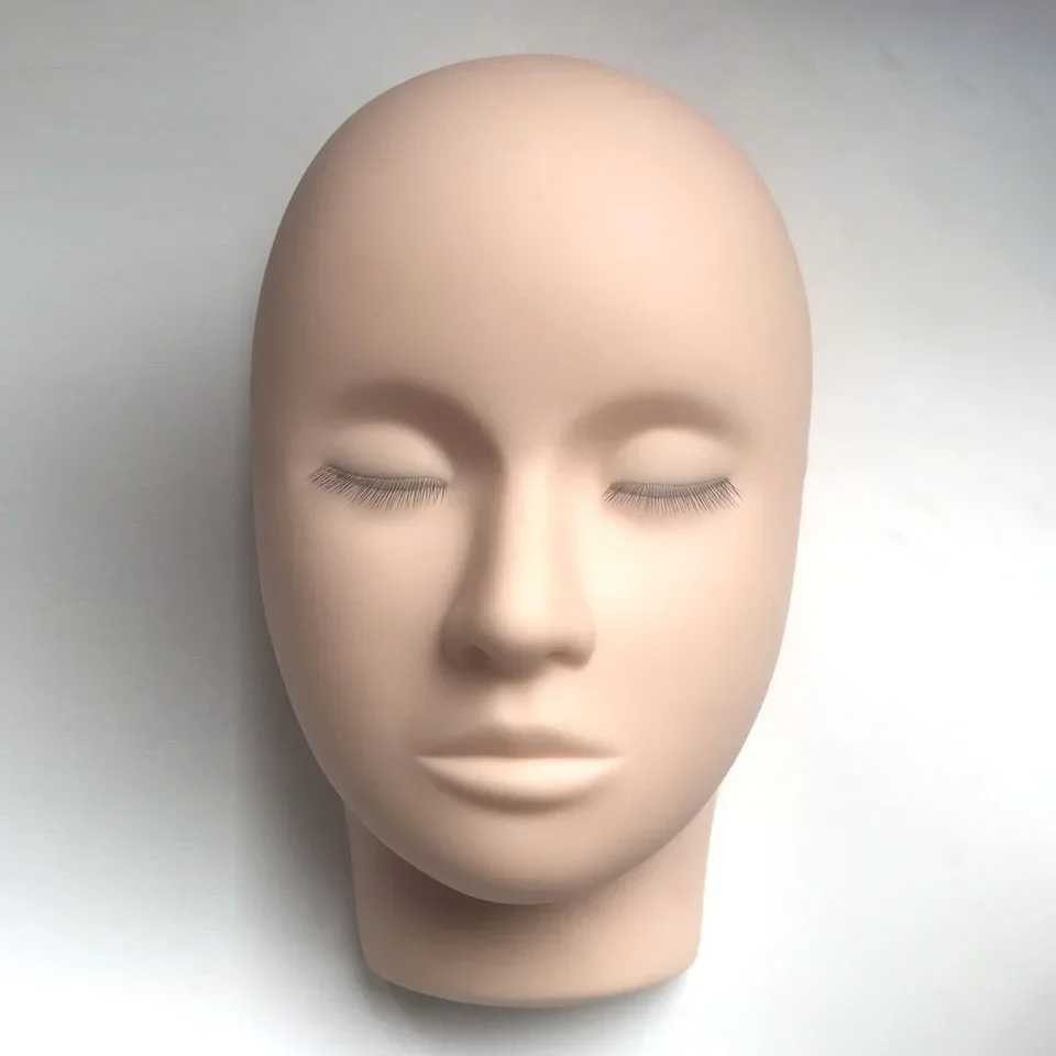 

Training Practice Lash Mannequin Head Eyelids For Lash Practice Eyelash Extension Mannequin Doll Face Head