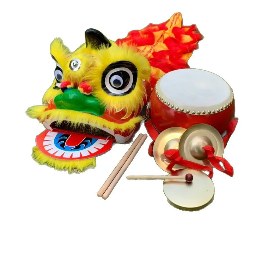 Lion Dance Children's Head Toddler Performance Props South Head Set Plastic