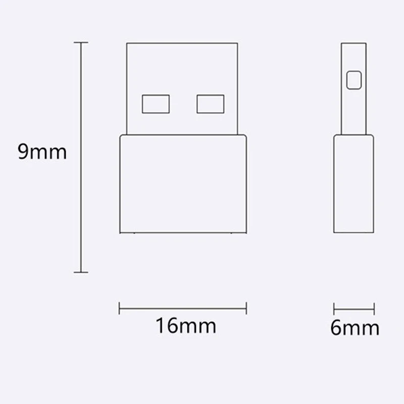 Adattatore Bluetooth Nano USB Bluetooth 5.0 Dongle Audio wireless Bluetooth Stick Ricevitore Bluetooth per PC Windows 10 8 7