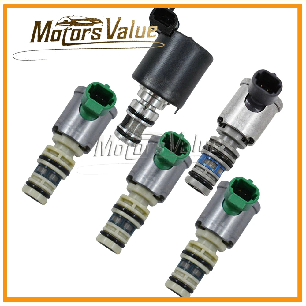 

Auto Parts 5 Piece Transmission Solenoid Kit 5L40E for Cadillac CTS 2001 2002 2003 2004 2005 2006 2007 Transmission Solenoid Shi