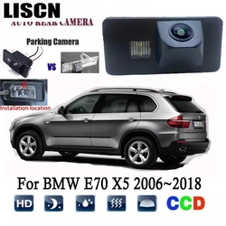 Reverse camera For BMW E70 X5 2006~2018 2008 2009 2012 2015 2016 CCD Night Vision Rear View Camera/license plate camera Backup