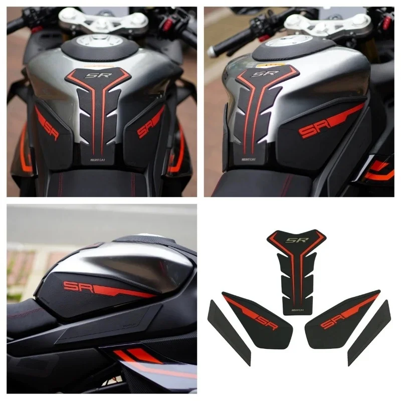 Motorcycle Tank Pad,Motorcycle Fuel Tank Protector,Gas Tank Decals Compatible With For CFMOTO 450SR CF MOTO SR450 450 SR