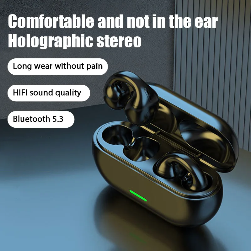 New Original T75 Bone Conduction Wireless Bluetooth 5.3 Headphones Sports Earphones HiFi Sound Quality Waterproof TWS Headset