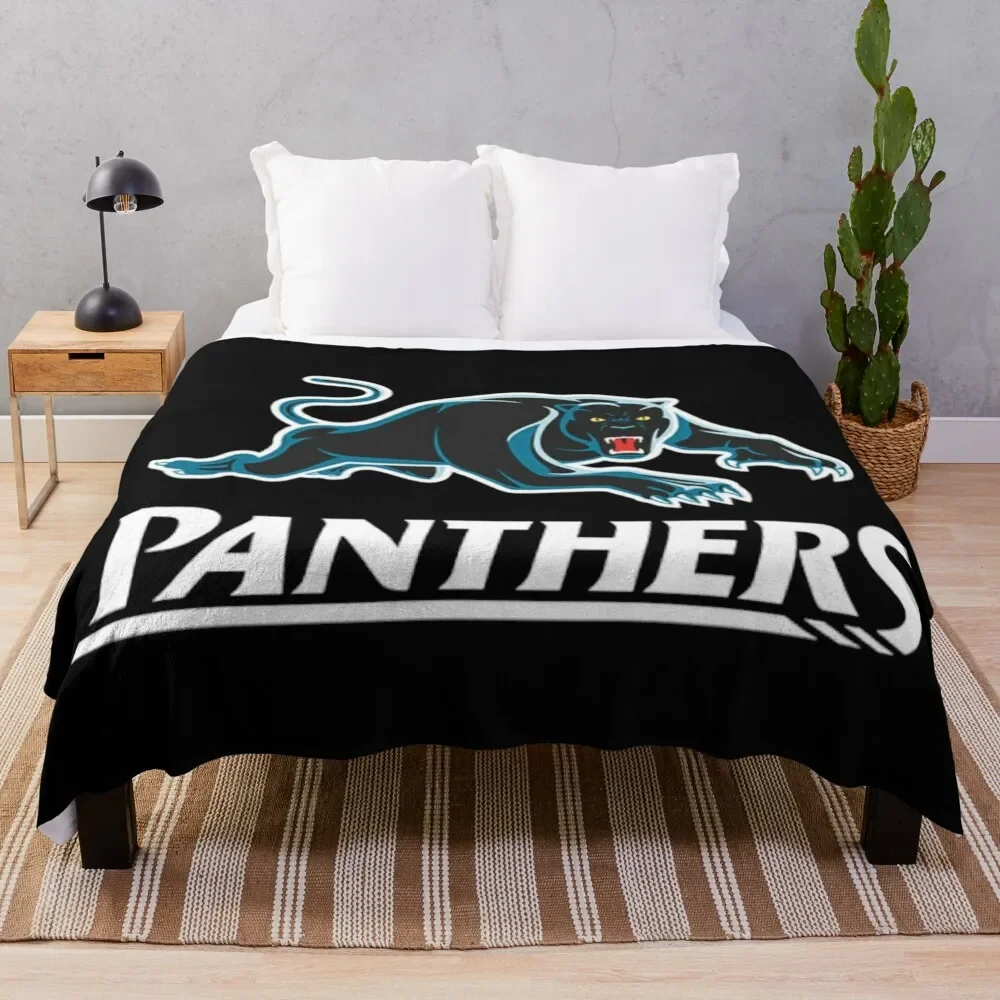 Panthers-Penrith selimut lempar lembut, selimut sofa tempat tidur besar