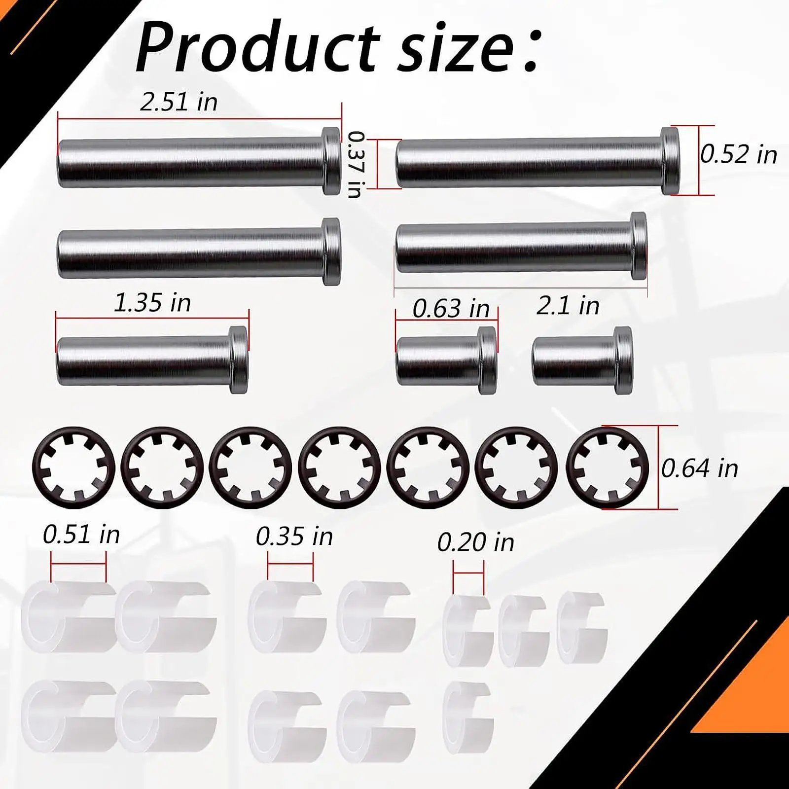 Awning Arm Repair Kit Sun Shade Arm Repair Set Wear Resistant Awning Arm Repair Tools Bushings Retainers for 431847