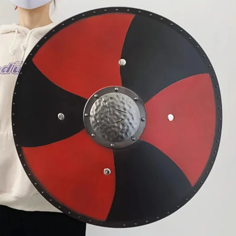 48cm Replika Tarczy Filmowej Rekwizyt Cosplay Wojowników Symulacja Tarcza PU Dekoracja Ścienna Domu Rekwizyt na Imprezę dla Dorosłych