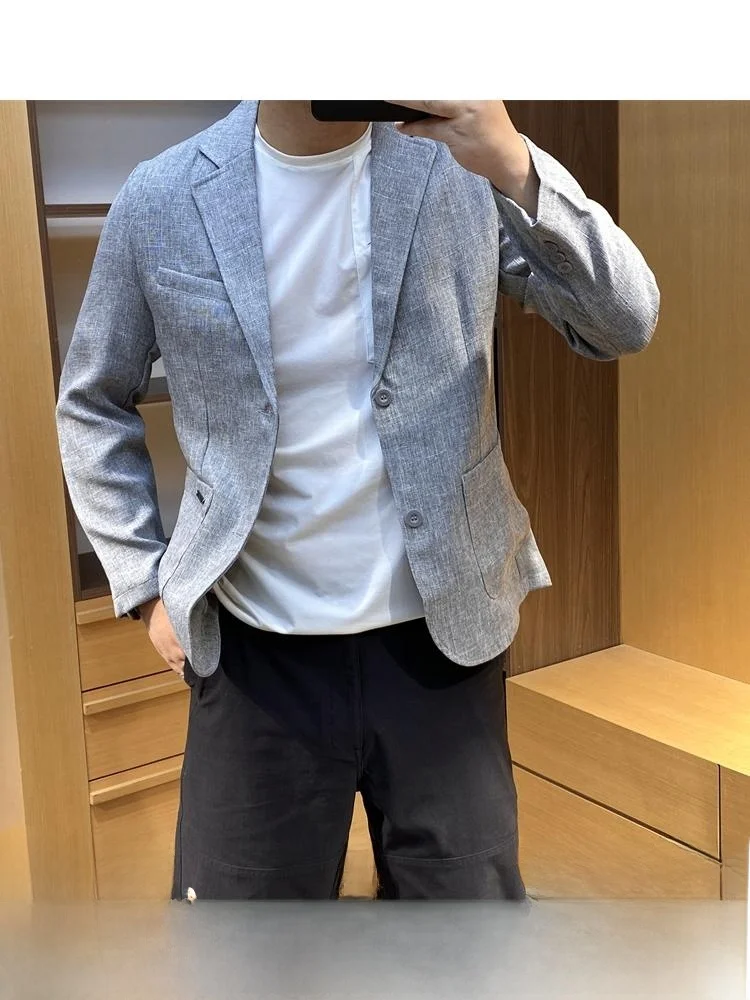 

Высококачественный серий для североамериканского гольфа с защитой от ультрафиолета, дышащий тонкий однорядный мужской костюм с двумя пуговицами, джет, молодежный тренд, весна