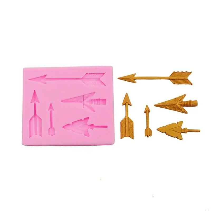 37ME Silicone Fondant Mold Arrow-shaped Cupcake Chocolate Candy Mould Cake Decorating Tool Party Supplies Pastry Tools
