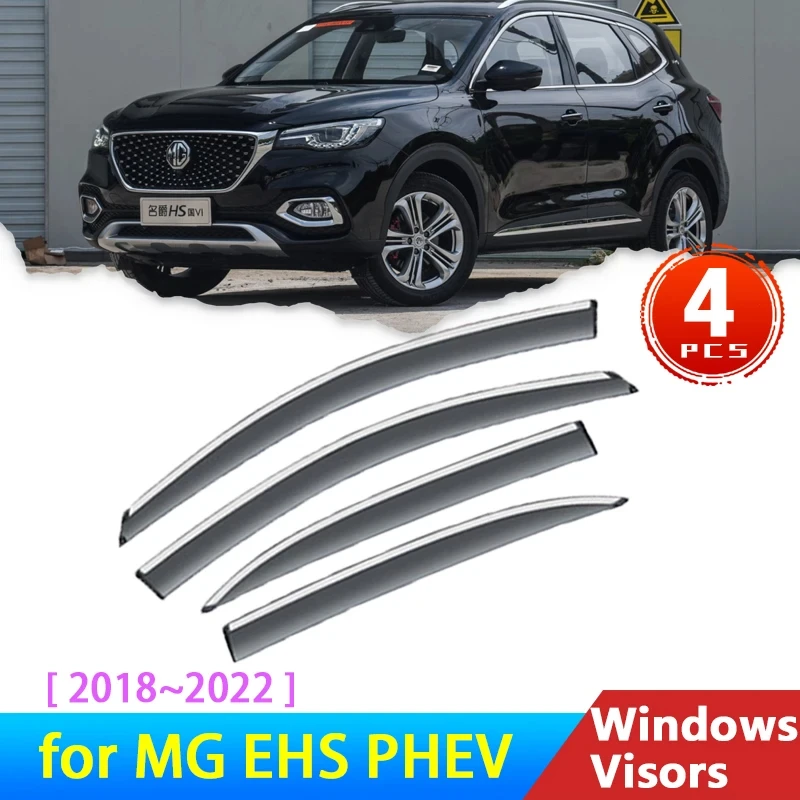 

Deflectors Wind For MG HS 2021 MGHS 2022 Ehs Phev 2020 2019 AS23 Plug-in Accessories Guards Car Side Window Visors Rain Eyebrow