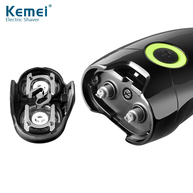 Electric Razer Kemel 2 Blade Shaver without Cord 220 Volt Kamei Kimi Kmei Kernel Keimei Men's Beard Shaving Machine EU Plug 220V images - 6