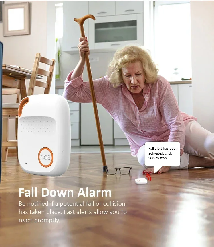 Good quality 4G EV-04 Elderly personal gps tracker for USA Europe Call 911 without SIM SOS Emergency Alarm