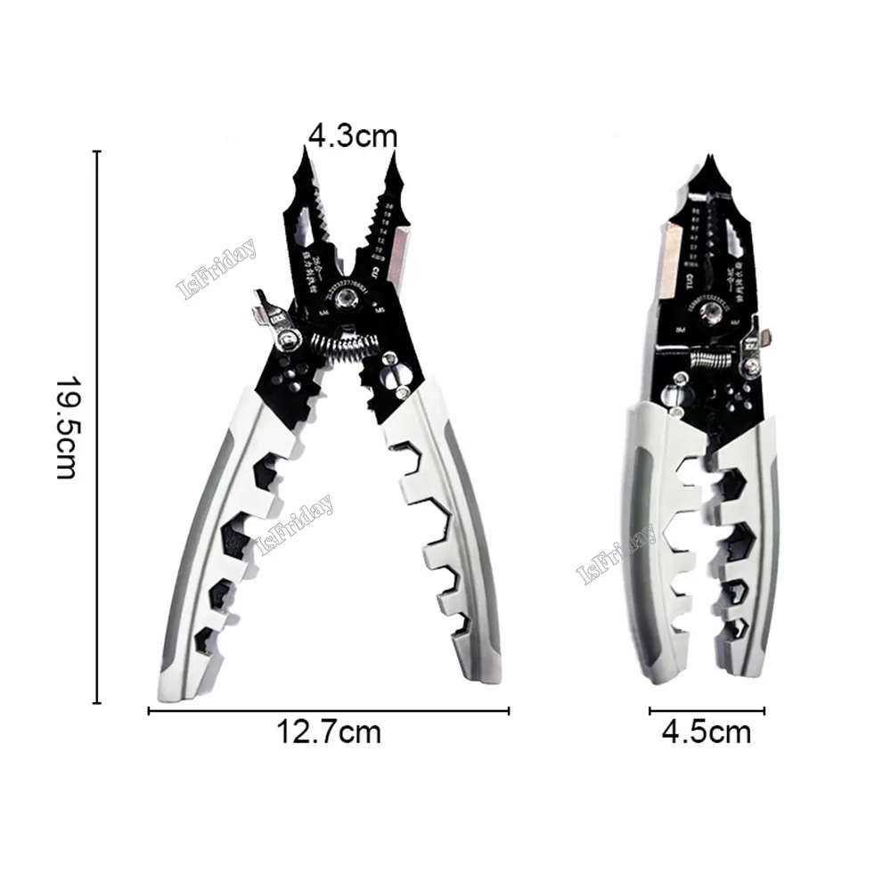 28 in 1 Multipurpose Wire Stripper Professional Tool Electrician Crimpe Pliers For Wire Stripping Cable Cutters Hand Tool