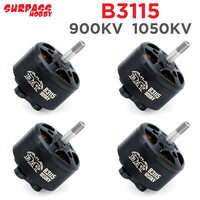 SURPASSHOBBY 4PCS B3115 Brushless Motor  900KV 1050KV 2-6S Lipo for FPV Freestyle Long Range RC Airplane Drone DIY Parts