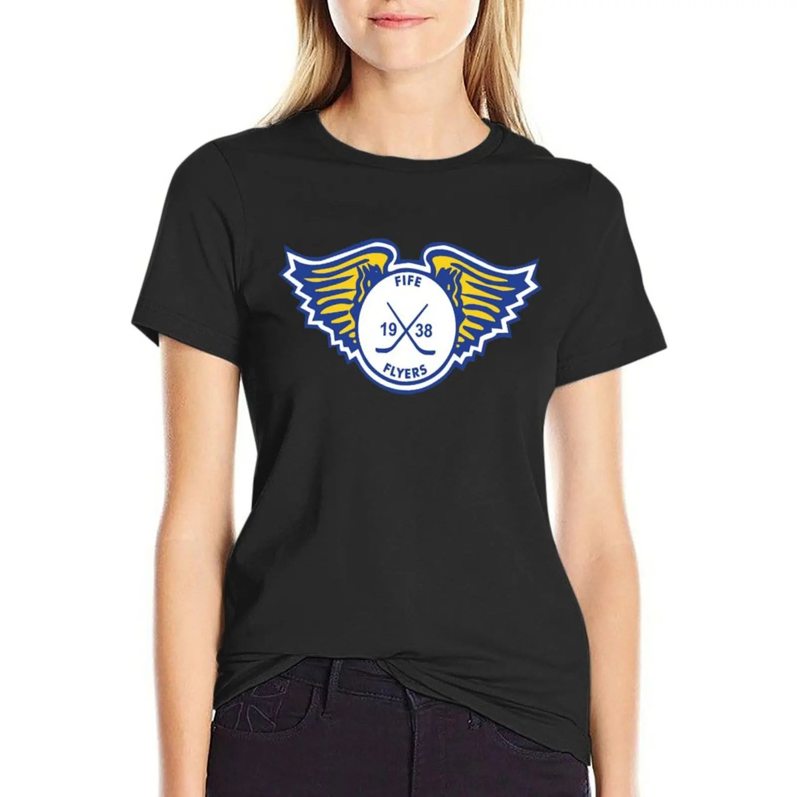 Flyers T-Shirt kawaii clothes heavyweights Women's tops