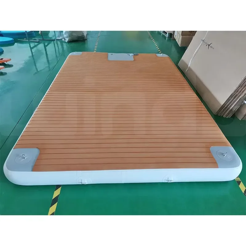 5M Water Entertainment Platform Floating Inflatable Island Yacht Dock for Sale