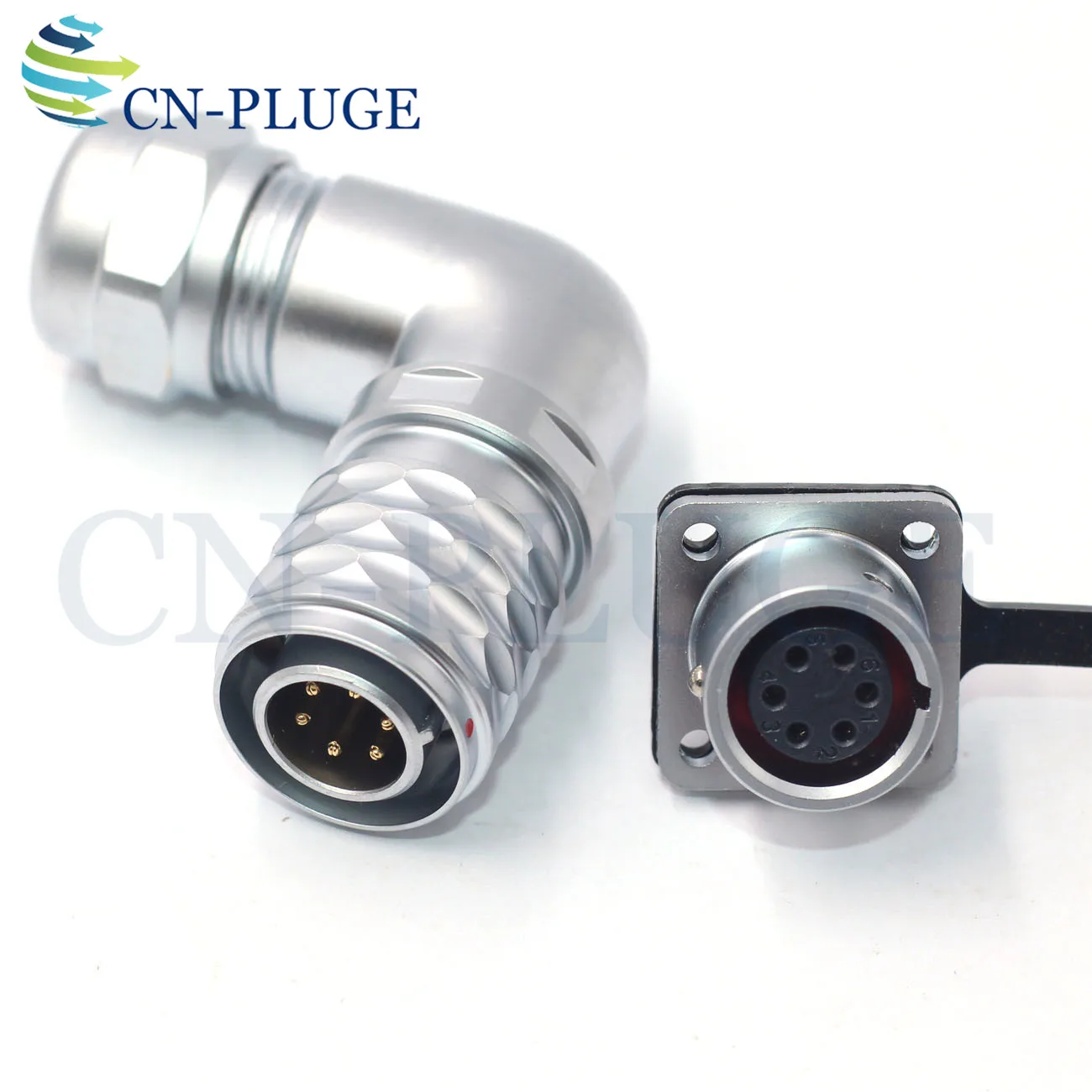 WEIPU SF12 Right Angle Male Plug Connector 2 3 4 5 6 7 9 Pin Medical Aviation IP67 Waterproof 12mm Square Panel Female Socket