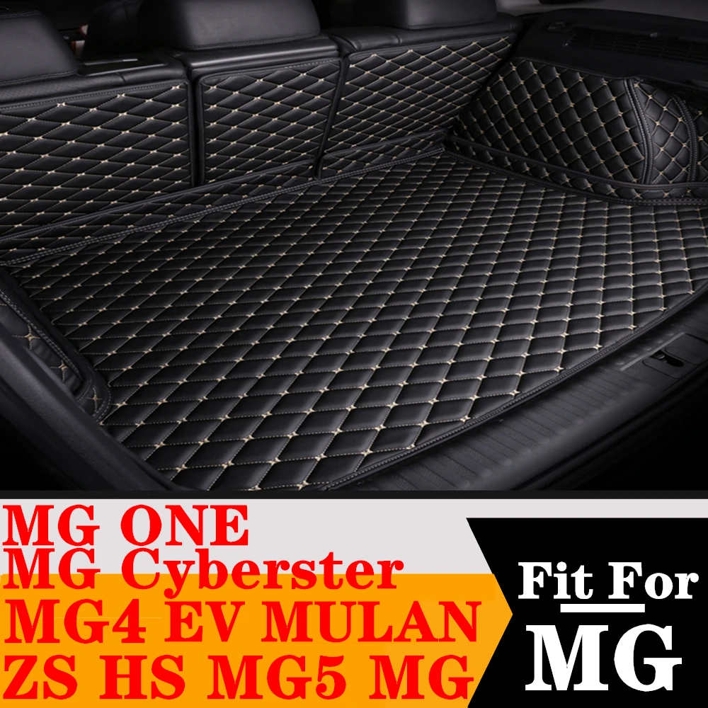 Custom Full Set Car Trunk Mat Tail Boot Pad Carpet Cover Rear Cargo Liner For MG ONE ZS HS MG5 MG MG4 EV MG MULAN MG Cyberster