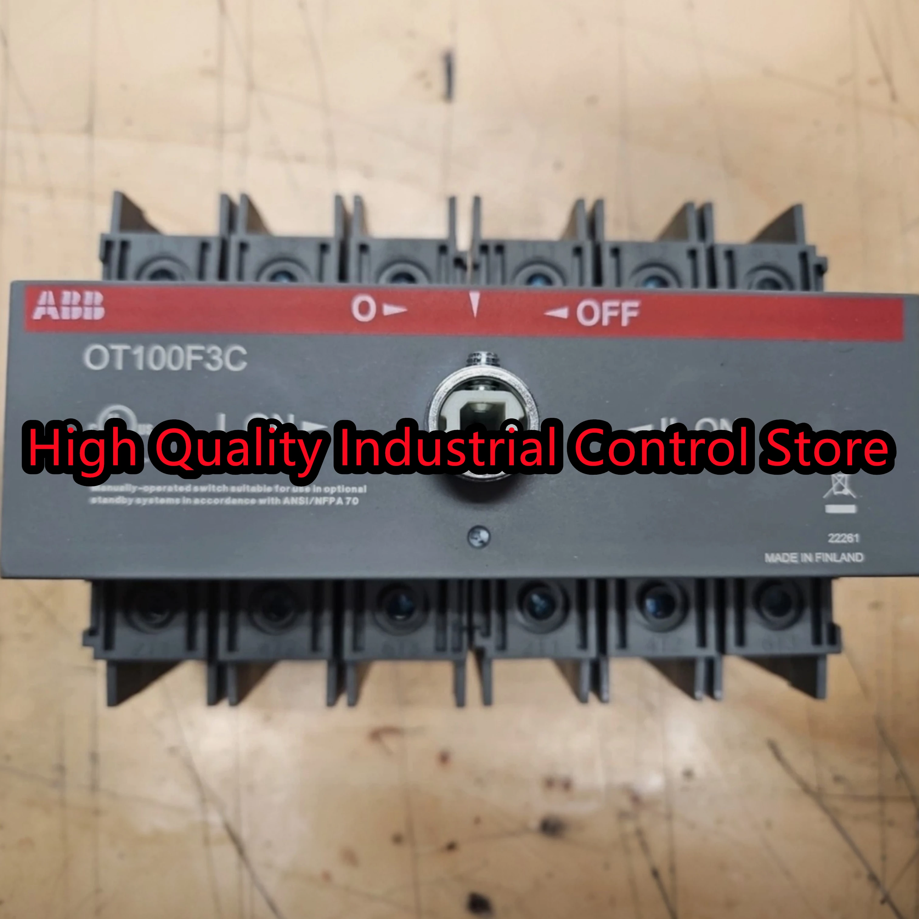 

Brand new OT100F3C OT125F3C Manual dual-power switch disconnect switch