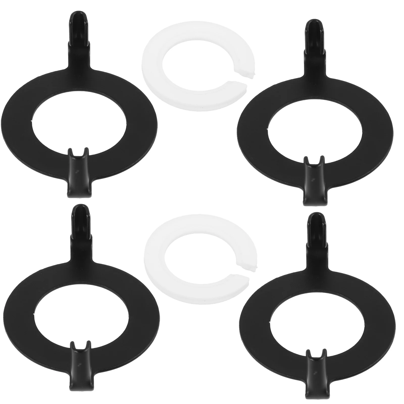 2 Sets Table Lamp Accessories Lampshade Converters Ring Adapter Light Part Metal Reducer