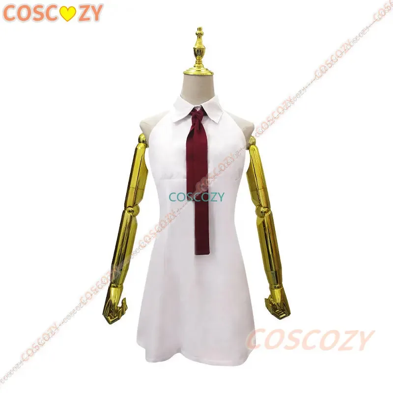 Disfraz de Elizabeth Liones para mujer, disfraz de Anime de los siete pecados capitales, regalo de Navidad de Liones Elizabeth, Vestido blanco y rosa, Falda corta