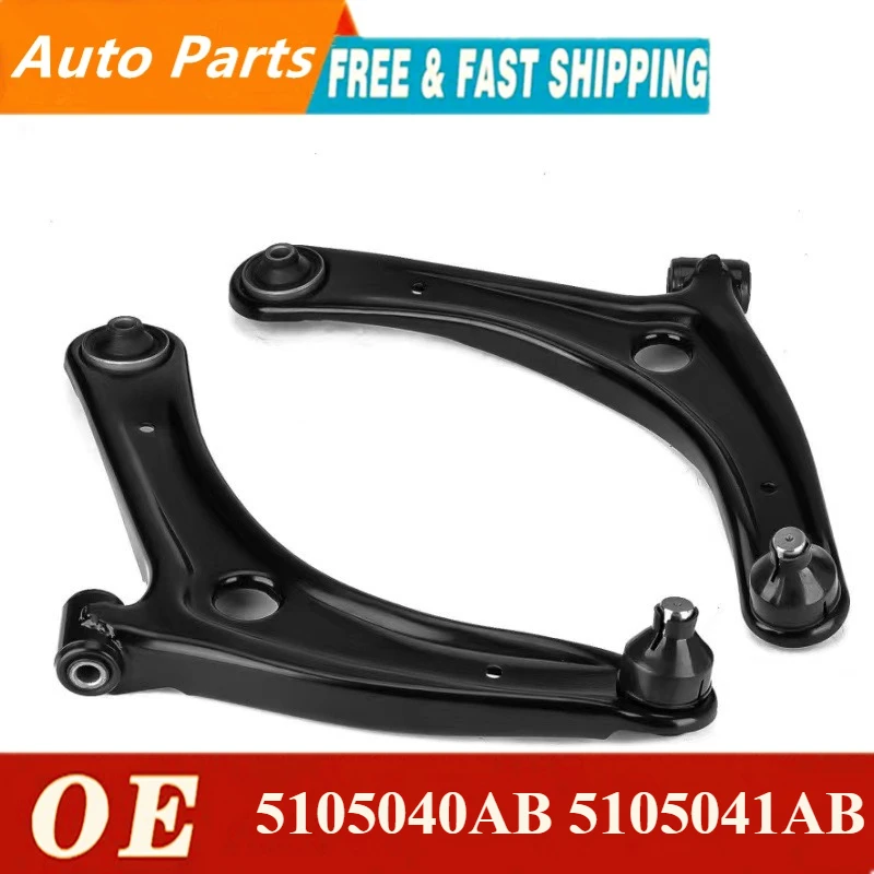 

High quality Left or right Front Lower Control Arms Fit For 07-12 Dodge Caliber 07-17 Jeep Patriot Compass 5105040AB 5105041AB