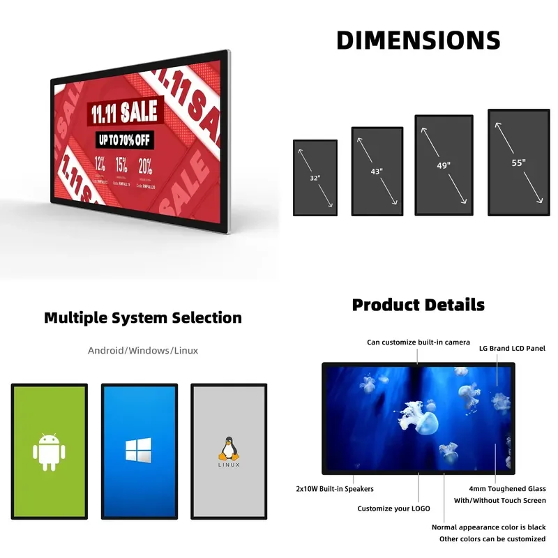Transform your business communication with our high-performance Touch Screen , designed specifically for retailers,