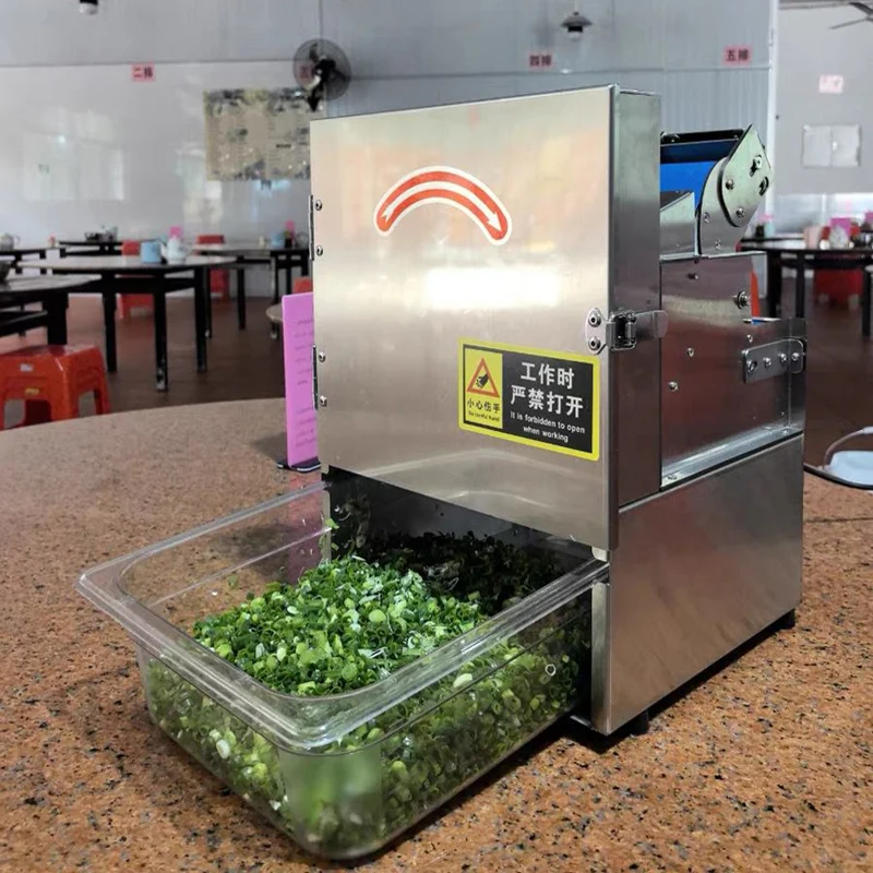 قطاعة خضراوات تجارية من الفولاذ المقاوم للصدأ قطاعة فواكه متعددة الوظائف مع محرك نحاسي نقي معدات مطاعم 200 كجم/ساعة