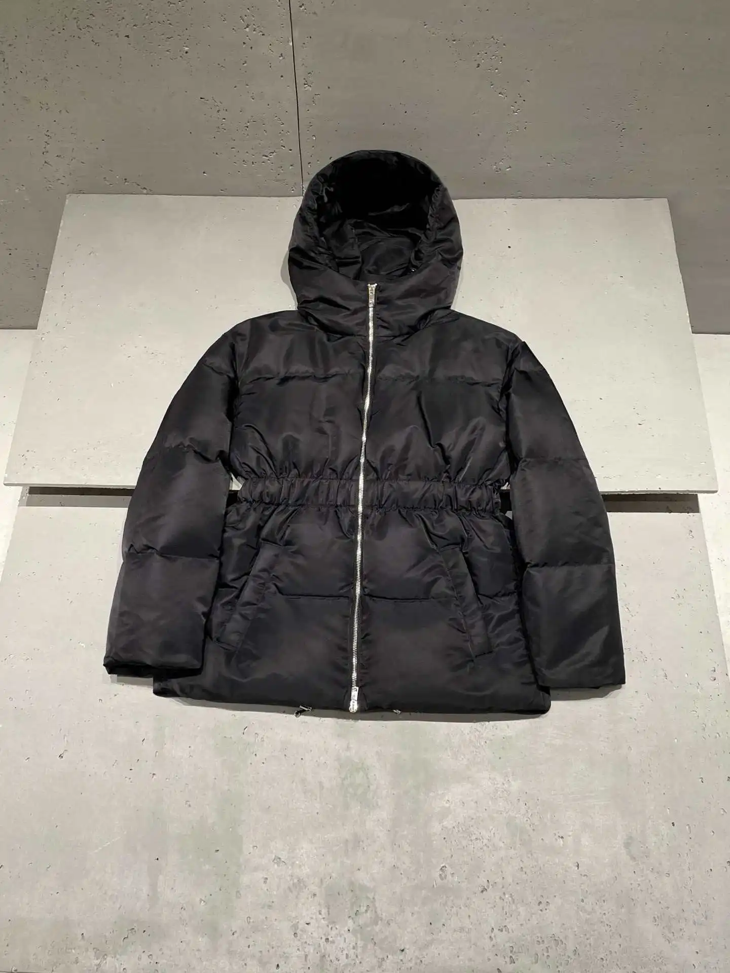 معطف شتوي نسائي طويل بغطاء للرأس لعام 2025، سترة معزولة حراريًا مقاومة للرياح ومقاومة للماء وقابلة للتنفس مع حزام #4