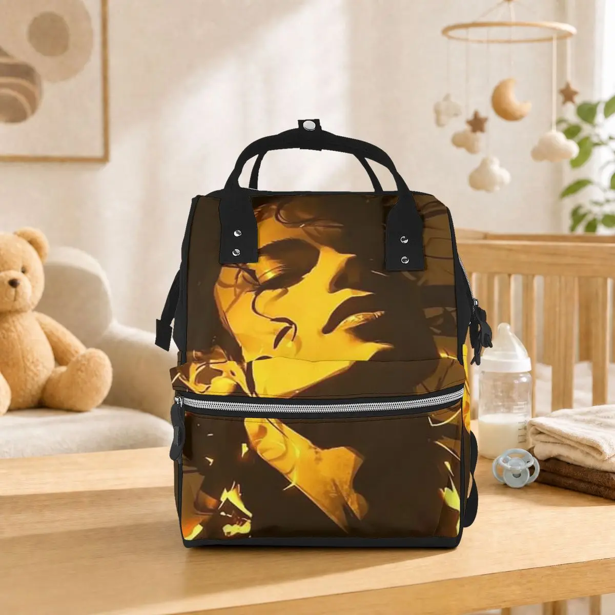 Michael Jackson Musicians Singers Dancers Student Backpack School Bag Hiking Travel Daypack for Men Women Bookbag Shoulder Bags