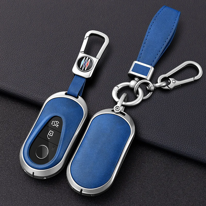 

Alloy Car Key Case Cover Shell For Mercedes Benz 2022 C S Class W206 W223 S350 C260 C300 S400 S450 S500 Key Shell Protector