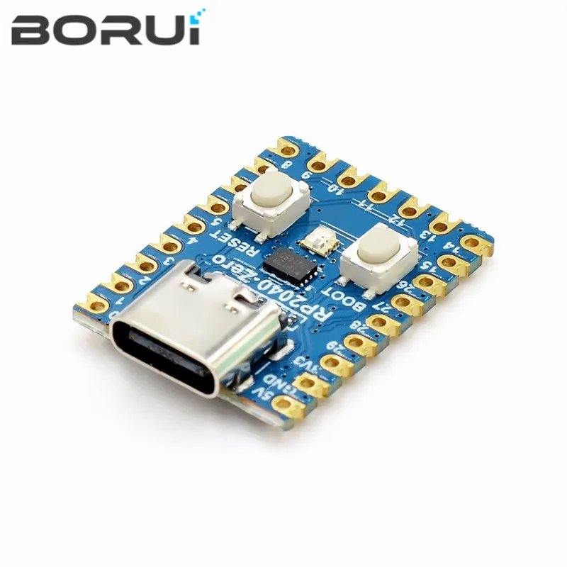 Módulo de placa de desarrollo Original Raspberry Pi PICO RP2040-Zero mini microcontrolador dual-core Cortex M0 + procesador 2MB FlashUSB