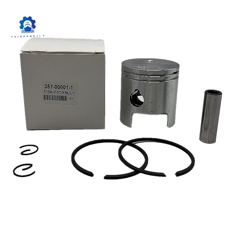 

Поршневой комплект (стандартный) 351-00001-1 для двухтактных лодочных моторов TOHATSU 9.9 л.с. и 15 л.с., диаметр: 55 мм (351-00001-2)