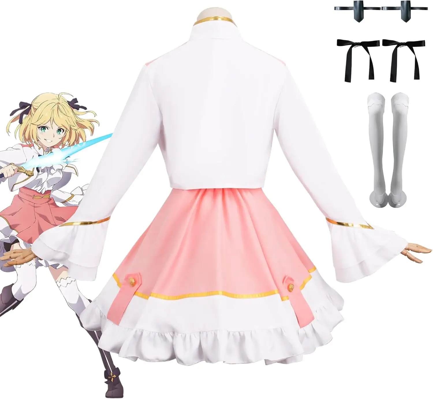 Anime Reincarnated Princess and the Genius Anisphia Wynn Palettia Cospaly Costume Dress Customize