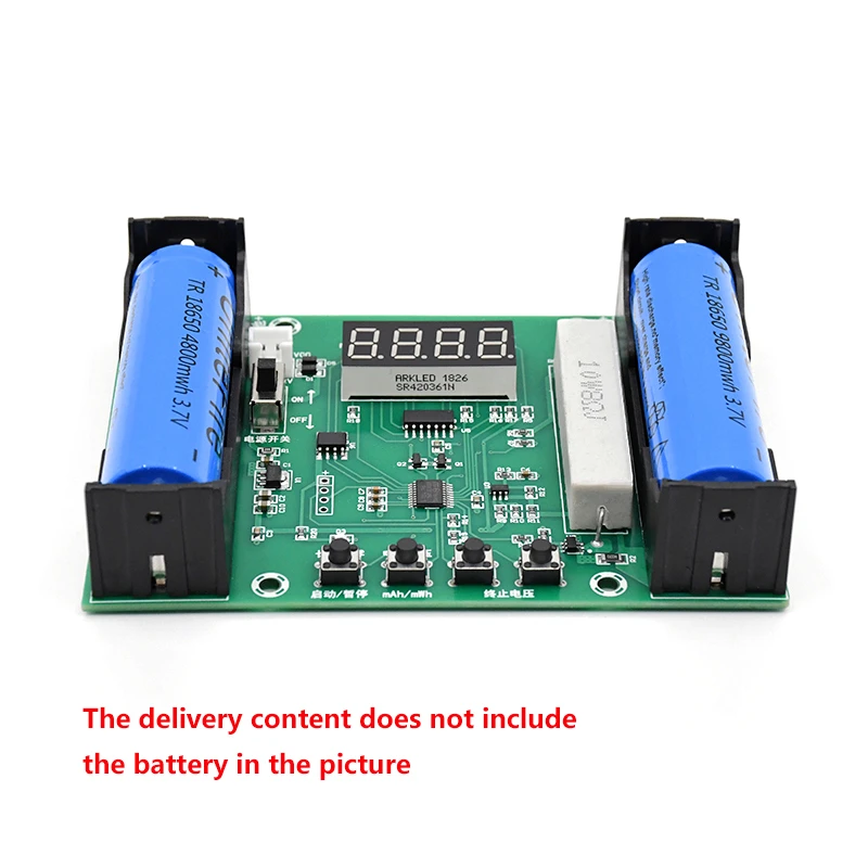 Imagem -05 - Módulo Testador de Capacidade da Bateria de Lítio Alta Precisão Xh-m239 Lcd Display Digital Verdadeira Capacidade Módulo de Medição Mah Mwh 18650