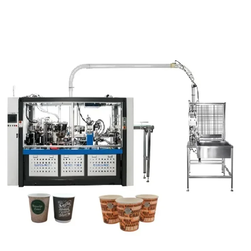 Attractive Price Ultrasonic Coffee Milk Paper Cup Making Machine for Office