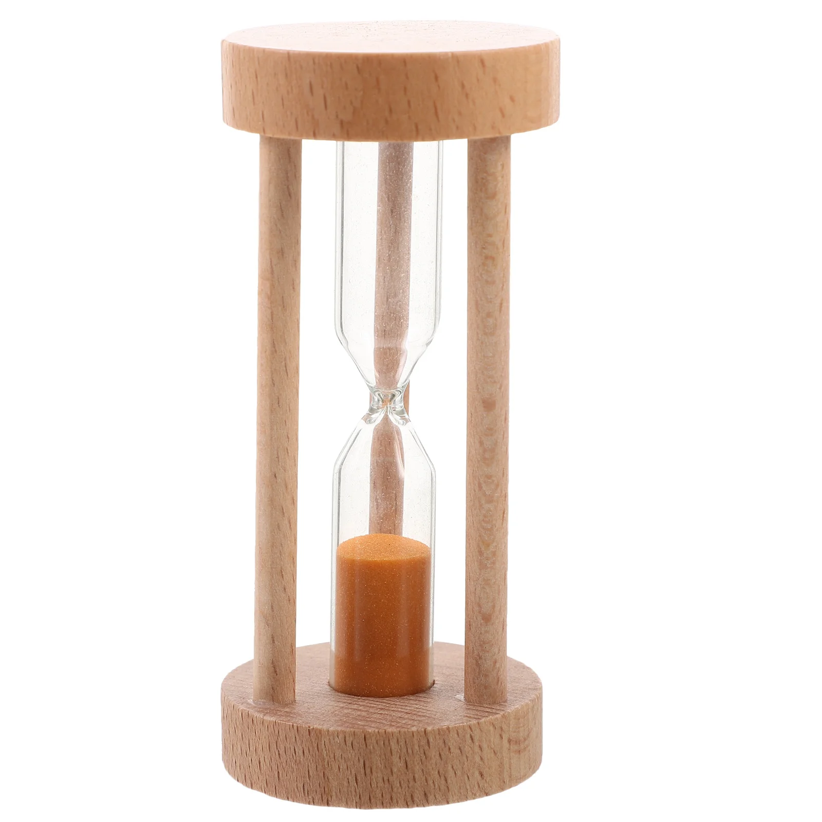 

3 Min Wooden Sandglass Hourglass Orange Timer Clock For Home Office Decor Desktop Sand Timer Modern Simple Style Kitchen Bar