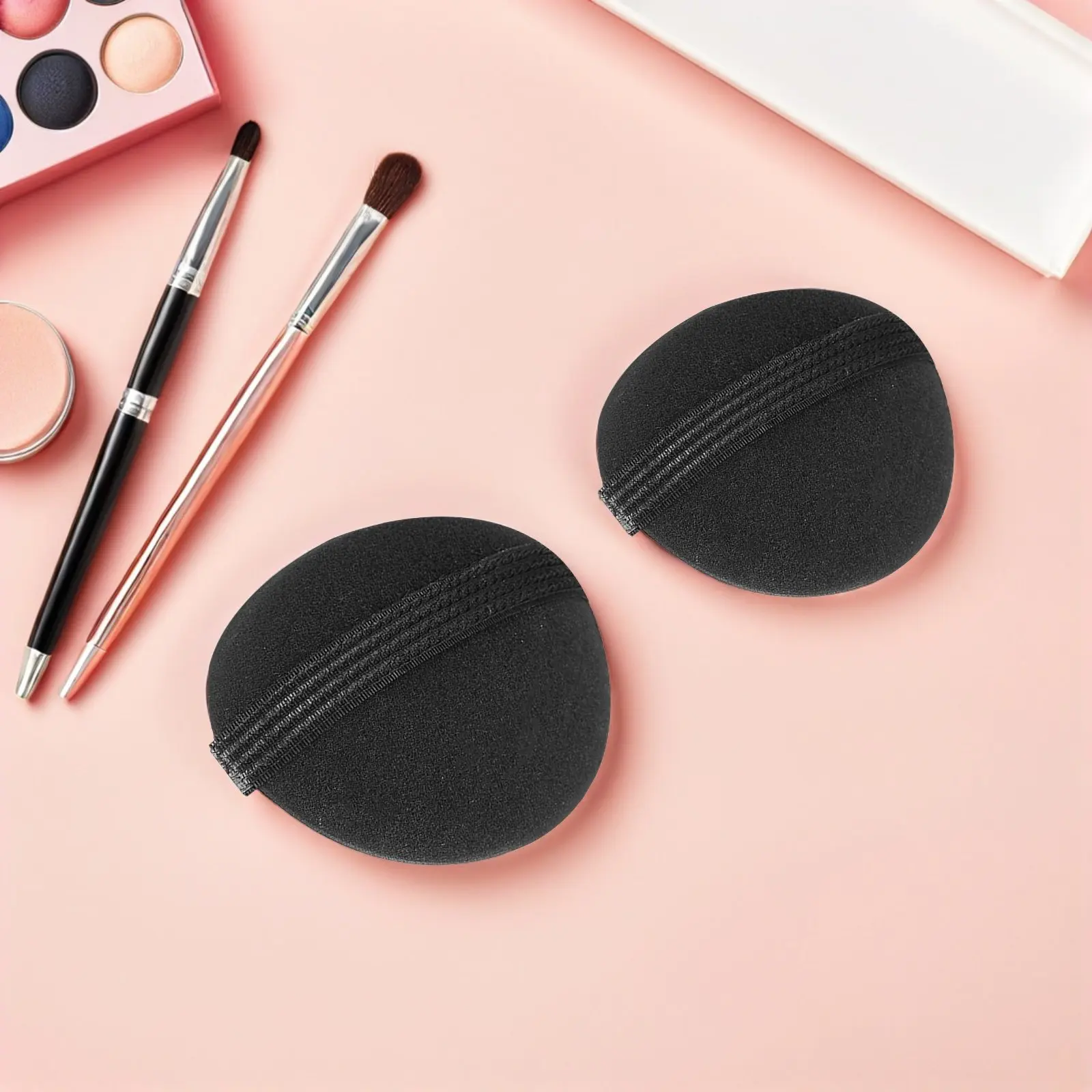 

16Pcs Volume Hair Base Inserts Black Hair Sponge Padding Filler Invisible Clips Styling Tools for Updo Bun Volume