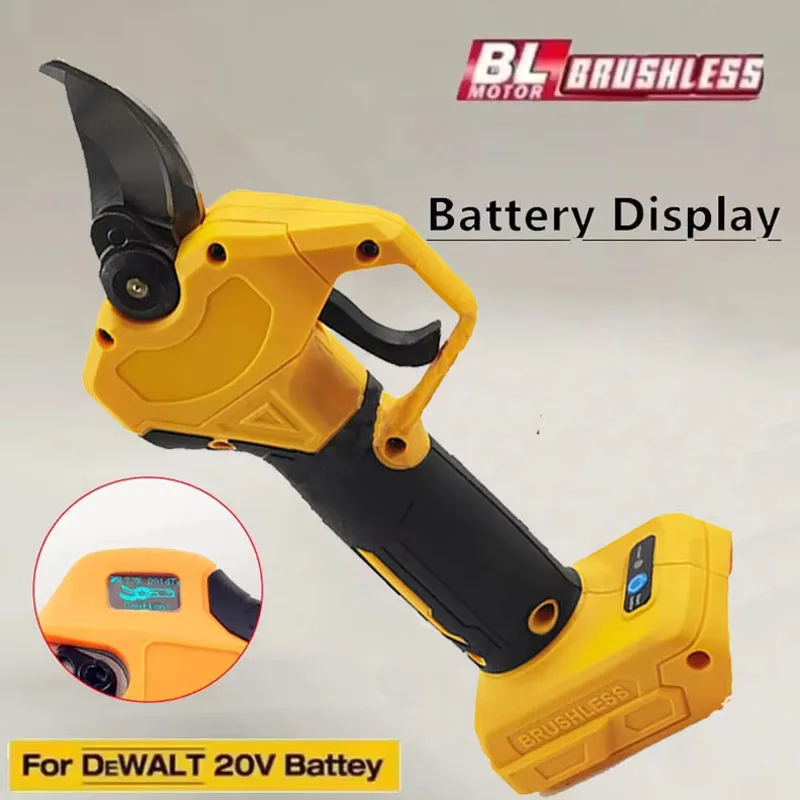

Fit for Dewalt 20V 18V Battery Electric Scissor Cordless Pruner Shears Branches Cutter Pruning Garden Power Tools