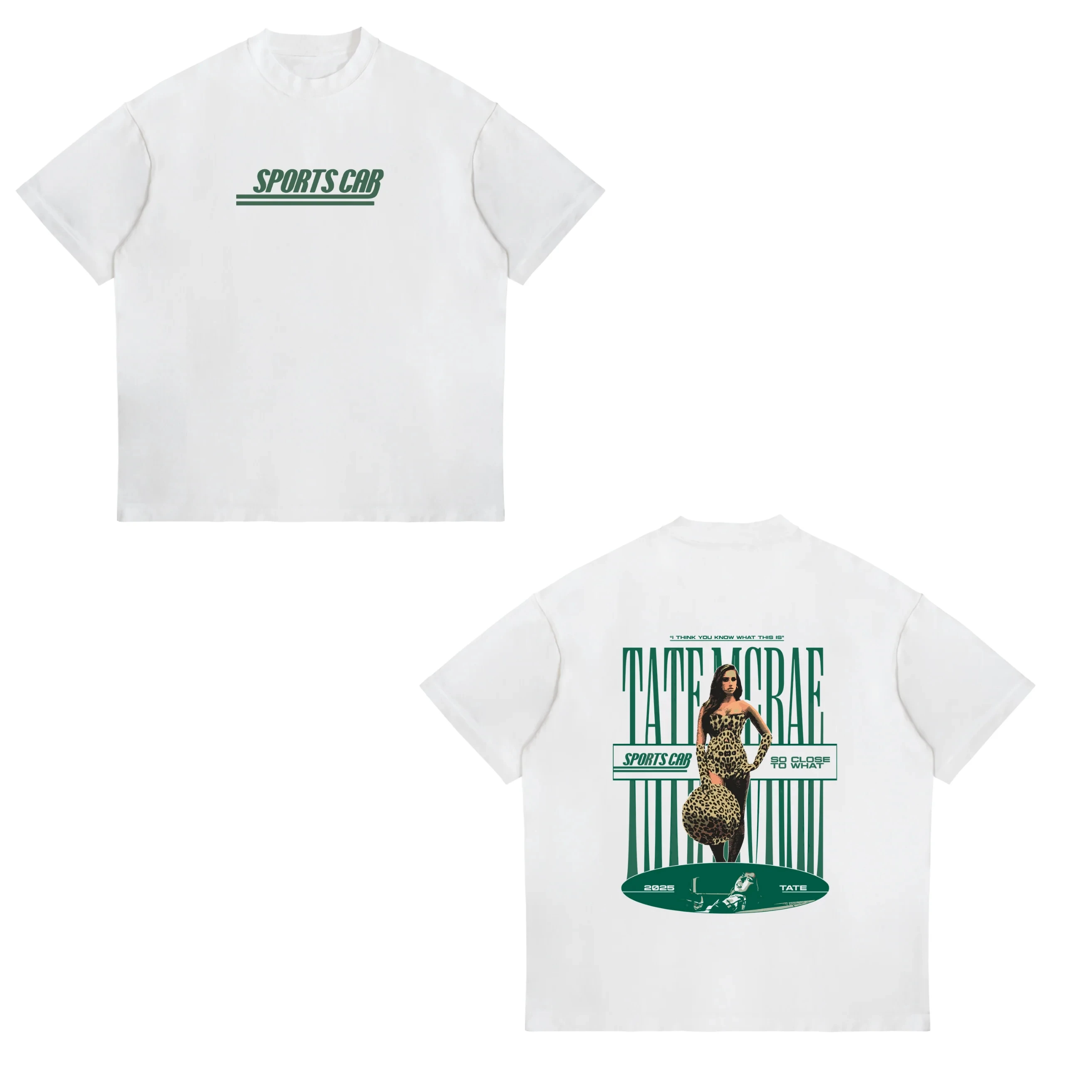 Miss Possessive World Tour Photo Tee Tate Mcrae Graphic T Shirts Trendy Design Aesthetic Clothing Unisex High Quality Cotton Top