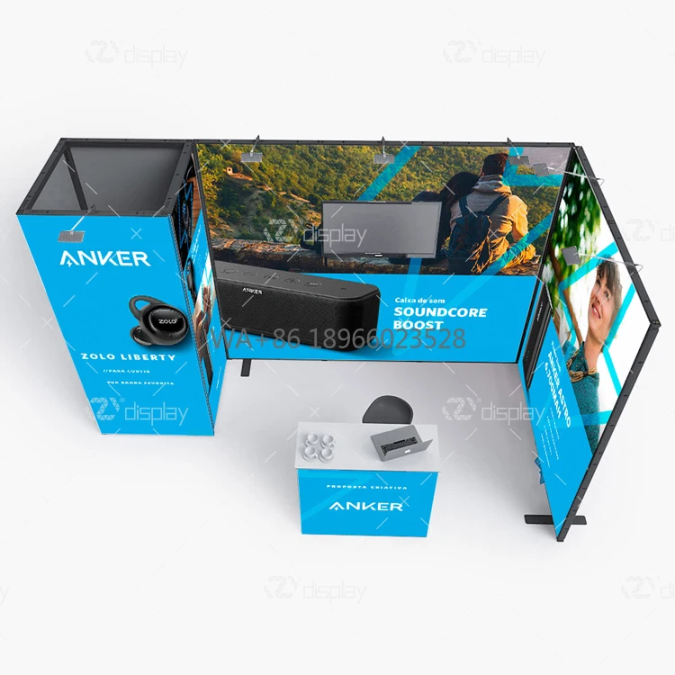 10x20 Tradeshow Booth Exhibition Trade Show Display with Storage Room