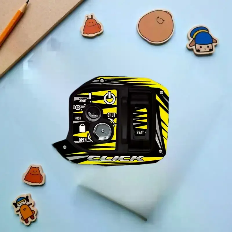 قطعة واحدة من غطاء ثقب المفتاح المقاوم للماء لسكوتر/دراجة نارية بمشبك 125i، حماية وتزيينها