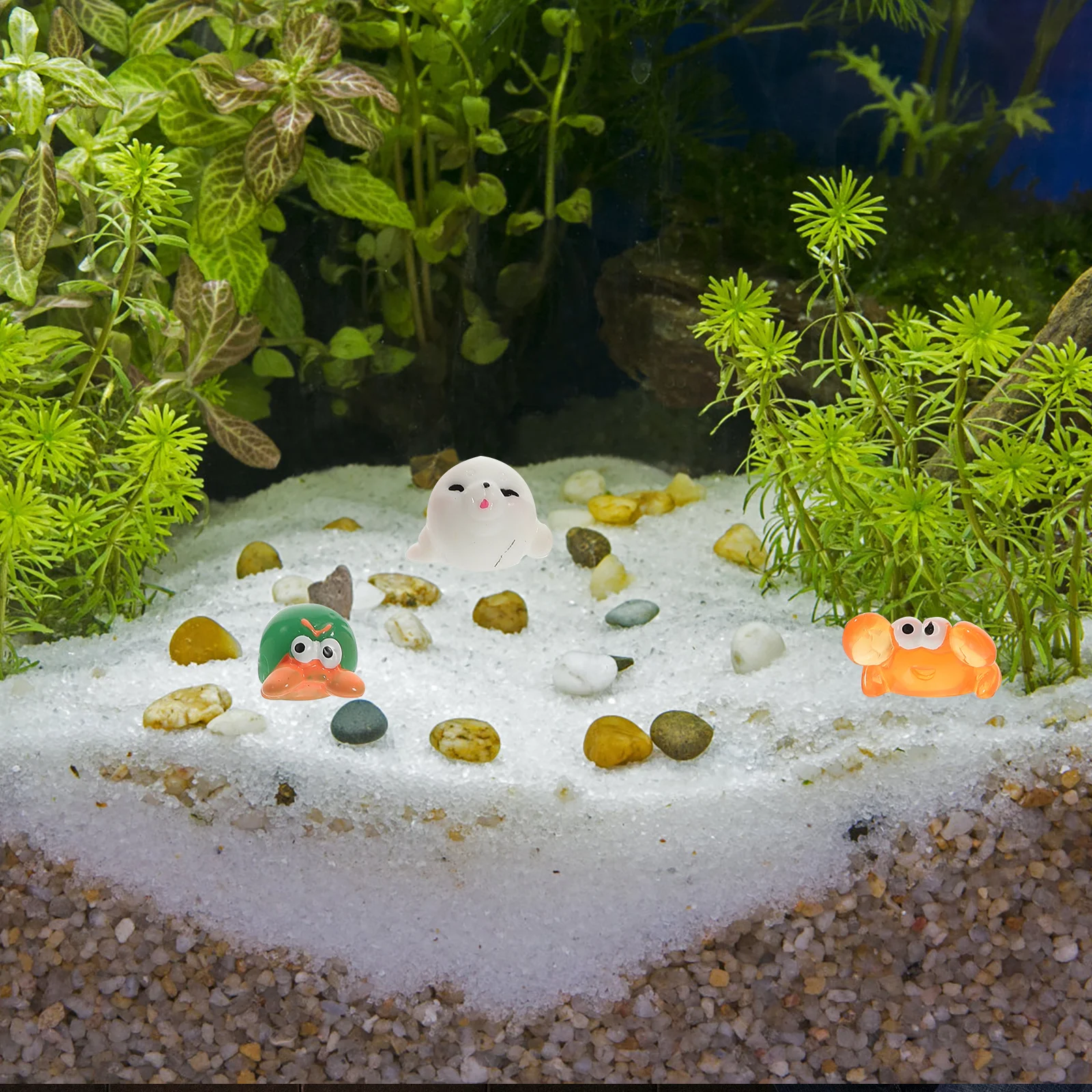 

12pcs Miniature Animal Figurines Ocean scape Decor Home Desktop Resin Craft Garden nament Durable Design L scaping