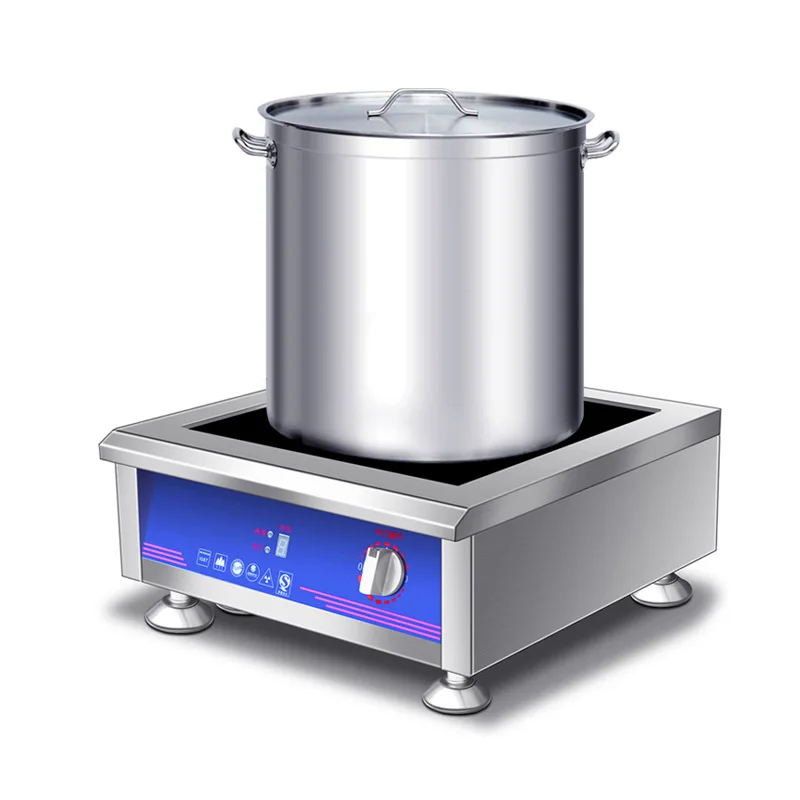 Fornello a induzione piatto 3500W/5000W Commerciale Big Power Cucina Macchina da cucina 220v 9 marce Piano cottura