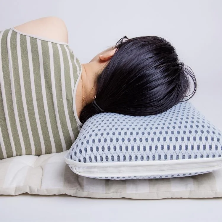 

Adjustable Adult Neck Support Pillow Washable Breathable Mesh Slow Rebound Drawer Design Non-Shaping Portable U-Shaped Pillow