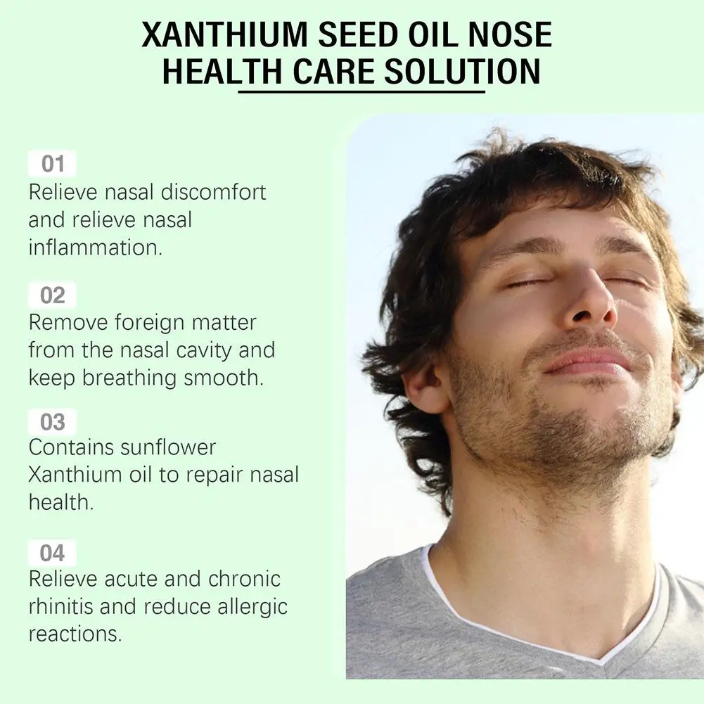 1/2/4 set Sunflower Xanthium Nose Soothing Oil Nasal Stuck Comfortable Relax Nose Health Care Products