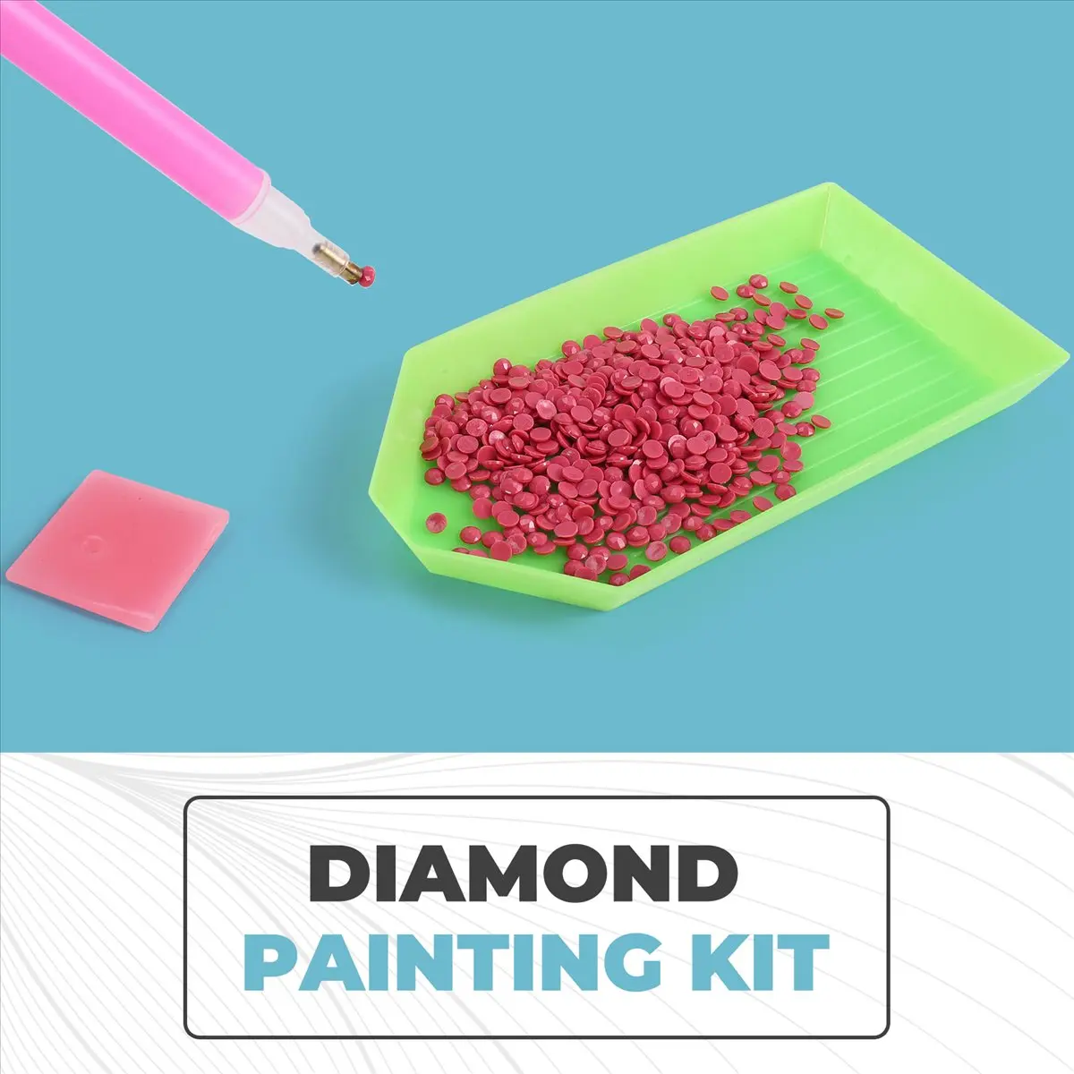 

kuaishan Diy Round Drill Diamond Painting Cross Stitch Mosaics Full 100% Cover Embroidery"Coffee & Rose"Diamond Embroidery