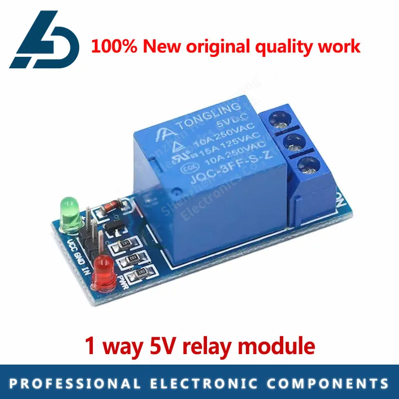 5V 1 One Channel Relay Module Low Level for SCM Household Appliance Control for arduino DIY Kit